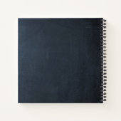 Chalkboard Silver Bar Mitzvah Gästebuch Notizblock (Rückseite)