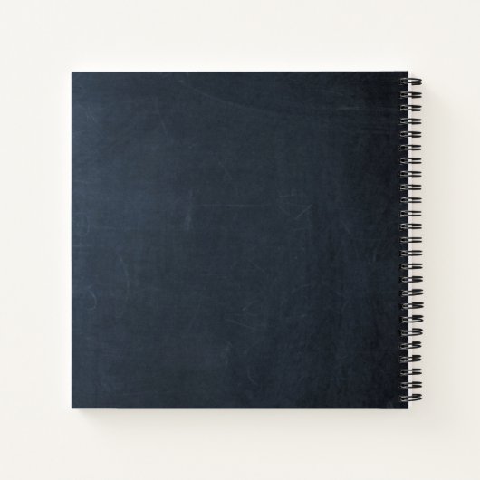 Chalkboard Silver Bar Mitzvah Gästebuch Notizblock (Rückseite)