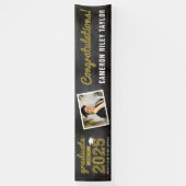 Chalkboard Sketch 2025 Foto Graduation Party Banner (Vertikal)