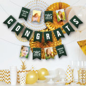 Chalkboard-Sketch-Klasse von 2025 Foto Grad Party Wimpelkette