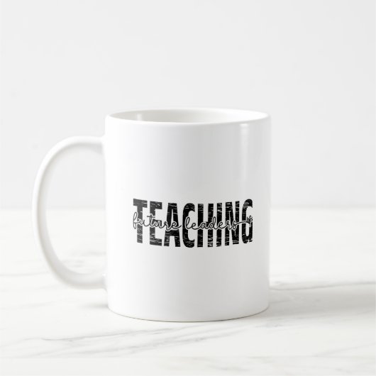 Chalkboard Skriptlehre Zitat Kunst Kaffeetasse (Links)