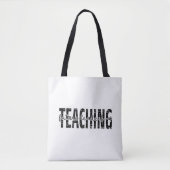 Chalkboard Skriptlehre Zitat Kunst Tasche (Vorderseite)