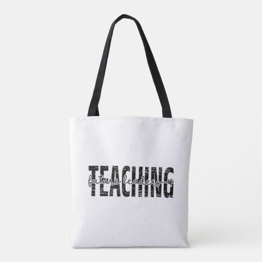 Chalkboard Skriptlehre Zitat Kunst Tasche (Rückseite)
