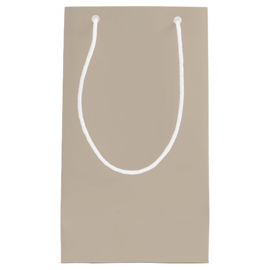 Chalkboard Snowman Khaki Kleine Geschenktüte (Vorderseite)