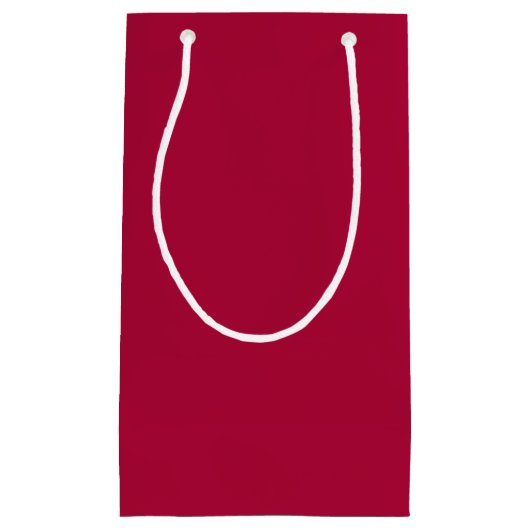 Chalkboard Snowman Medium Cherry Red Kleine Geschenktüte (Vorderseite)