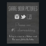 Chalkboard Social Media Hochzeit Foto Hashtag Zeic Poster<br><div class="desc">Rahmen und Ausstellung auf Ihrer Hochzeit,  damit jeder Fotos von Ihrer Feier teilen kann. Nicht nur Instagram,  sondern auch Facebook und Twitter.</div>