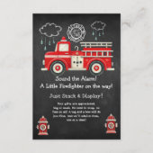 Chalkboard Sound the Alarm! Taschentuch Begleitkarte (Vorderseite)