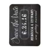 Chalkboard Speichern des Datumsfensters Magnet (Vertikal)