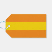 Chalkboard Spider & Candy Happy Halloween Geschenkanhänger (Rückseite Horizontal)