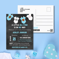 Chalkboard Sports Kleine ALL-STAR Babydusche