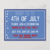 Chalkboard Star Postkarte (Vorderseite)