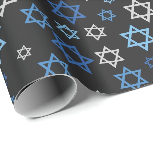 Chalkboard Star von David Hanukkah Geschenkpapier (Rolleneckpunkt)