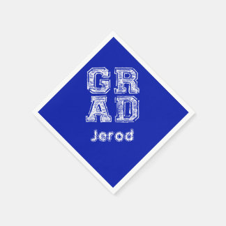 Chalkboard-Stil für individuelle Abschluss-Ideen Serviette