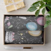 Chalkboard-Stil Geburtstagsdesign Seidenpapier (Geschenk)