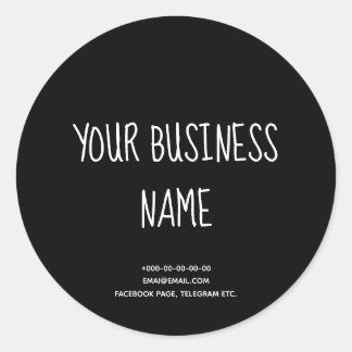 Chalkboard Stil stilvolle Kuchen, Bäckerei, handge Runder Aufkleber