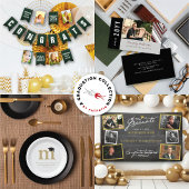 Chalkboard Stilvolle Script 6 Foto Graduation Part Banner