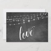 Chalkboard String Lichter glücklich immer nach Einladung (Rückseite)