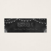 Chalkboard String Lights - Geschenkmarkierung (Vorderseite)