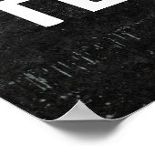 Chalkboard Style - Behalt ruhiger Teach on Poster (Ecke)