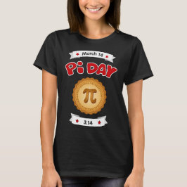 Chalkboard Style Pi Day Woman T - Shirt