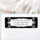 Chalkboard Style Rustic Swirt Matching Address Add (Insitu)