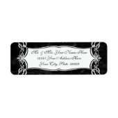 Chalkboard Style Rustic Swirt Matching Address Add (Vorne)