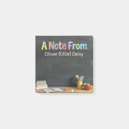 Chalkboard-Style Teacher Post-it Notes Klebezettel