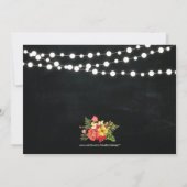 Chalkboard Surprise Retirement Party Einladung (Rückseite)