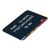 Chalkboard "The School Psychologist is in" Magnet (Linke Seite)