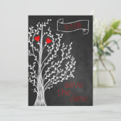 Chalkboard-Thema Einladung (Stehend Vorderseite)