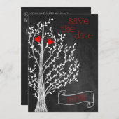 Chalkboard-Thema Einladung (Vorne/Hinten)