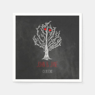 Chalkboard-Thema Serviette