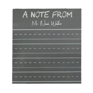 Chalkboard Themed Notes Notizblock