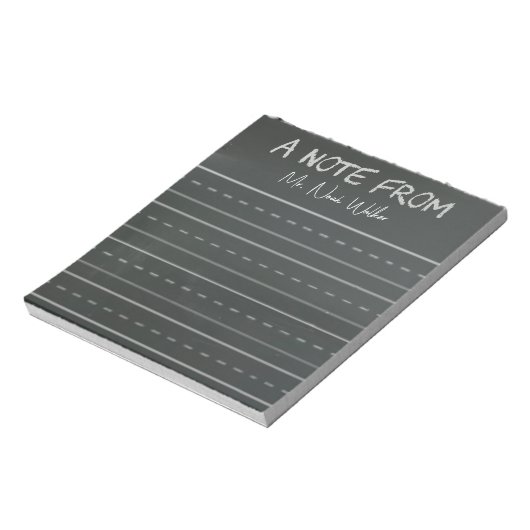 Chalkboard Themed Post-it-Notes Notizblock (Rotiert)