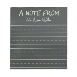 Chalkboard Themed Post-it-Notes Notizblock