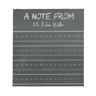 Chalkboard Themed Post-it-Notes Notizblock