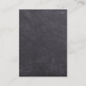 Chalkboard Twinkle Twinkle Little Star Baby Dusche Begleitkarte (Rückseite)