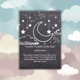 Chalkboard Twinkle Twinkle Little Star Baby Dusche Begleitkarte