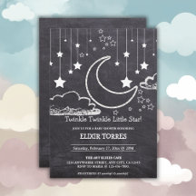 Chalkboard Twinkle Twinkle Little Star Baby Dusche