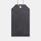 Chalkboard Twinkle Twinkle Little Star Baby Dusche Geschenkanhänger (Rückseite)