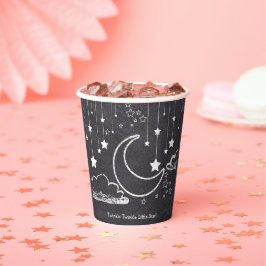 Chalkboard Twinkle Twinkle Little Star Baby Dusche Pappbecher