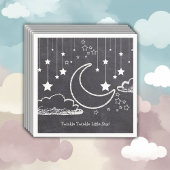 Chalkboard Twinkle Twinkle Little Star Baby Dusche Serviette