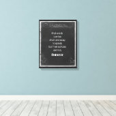 Chalkboard Typografie Zitat über die Verwendung vo Leinwanddruck (Insitu (Holzboden))