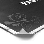 Chalkboard Typografie Zitat über die Verwendung vo Poster (Ecke)