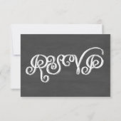 Chalkboard UAWG RSVP Karte (Rückseite)