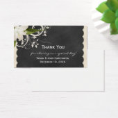 Chalkboard und White Lily Vielen Dank (Schreibtisch)