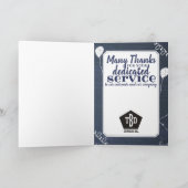 Chalkboard universelle Mitarbeiterjubiläumskarte Karte (Innenseite)