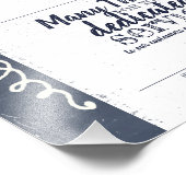 Chalkboard universellen Mitarbeiterjubiläum Fotodruck (Ecke)