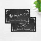 Chalkboard & Verziert Corners, Script Drinks (Schreibtisch)