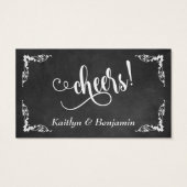 Chalkboard & Verziert Corners, Script Drinks (Rückseite)